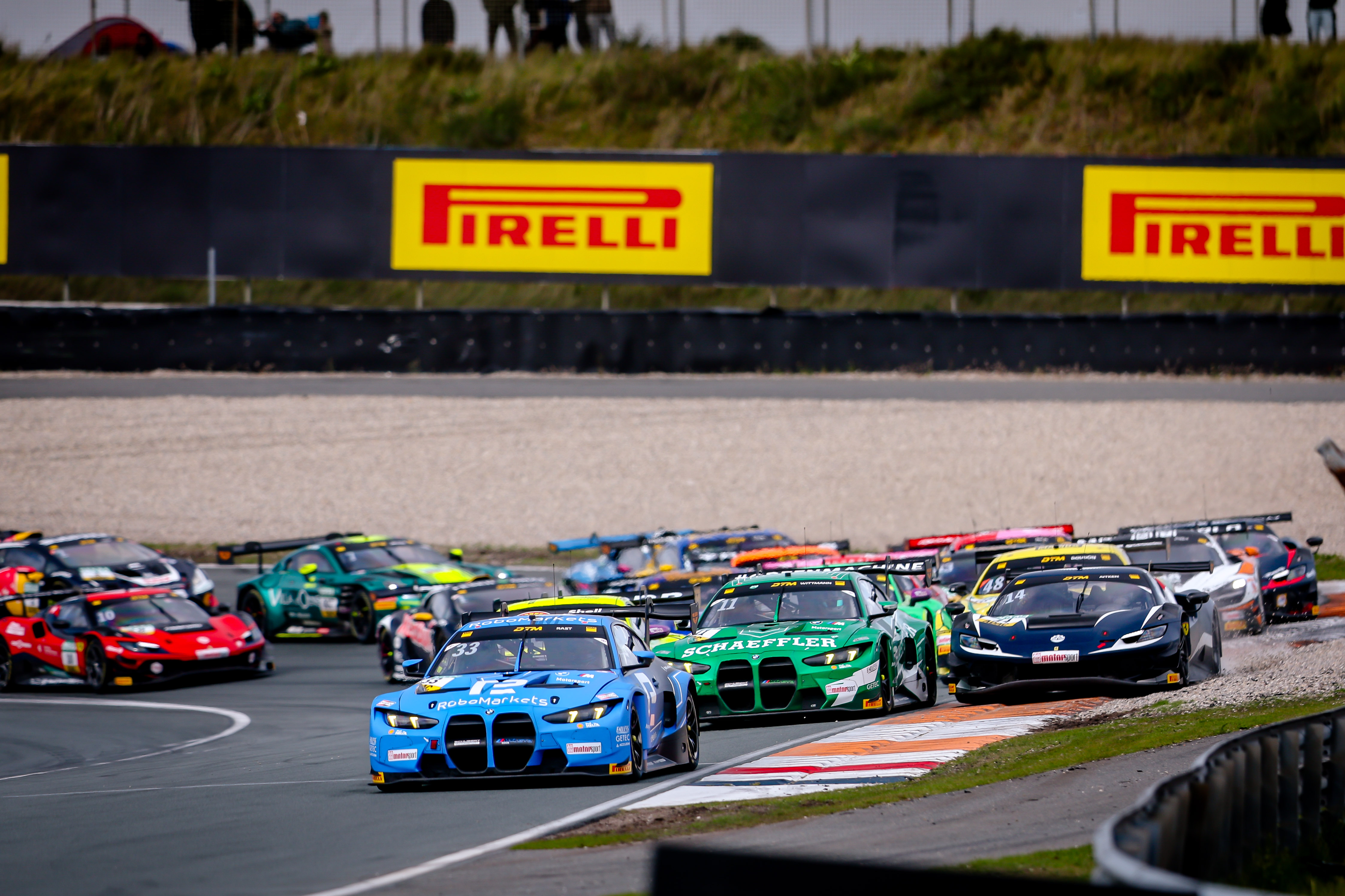 Zandvoort (NED), 6-8 June 2025. DTM, ADAC, Schubert Motorsport, #33 BMW M4 GT3 EVO, René Rast, RoboMarkets, #11 BMW M4 GT3 EVO, Marco Wittmann, Schaeffler.