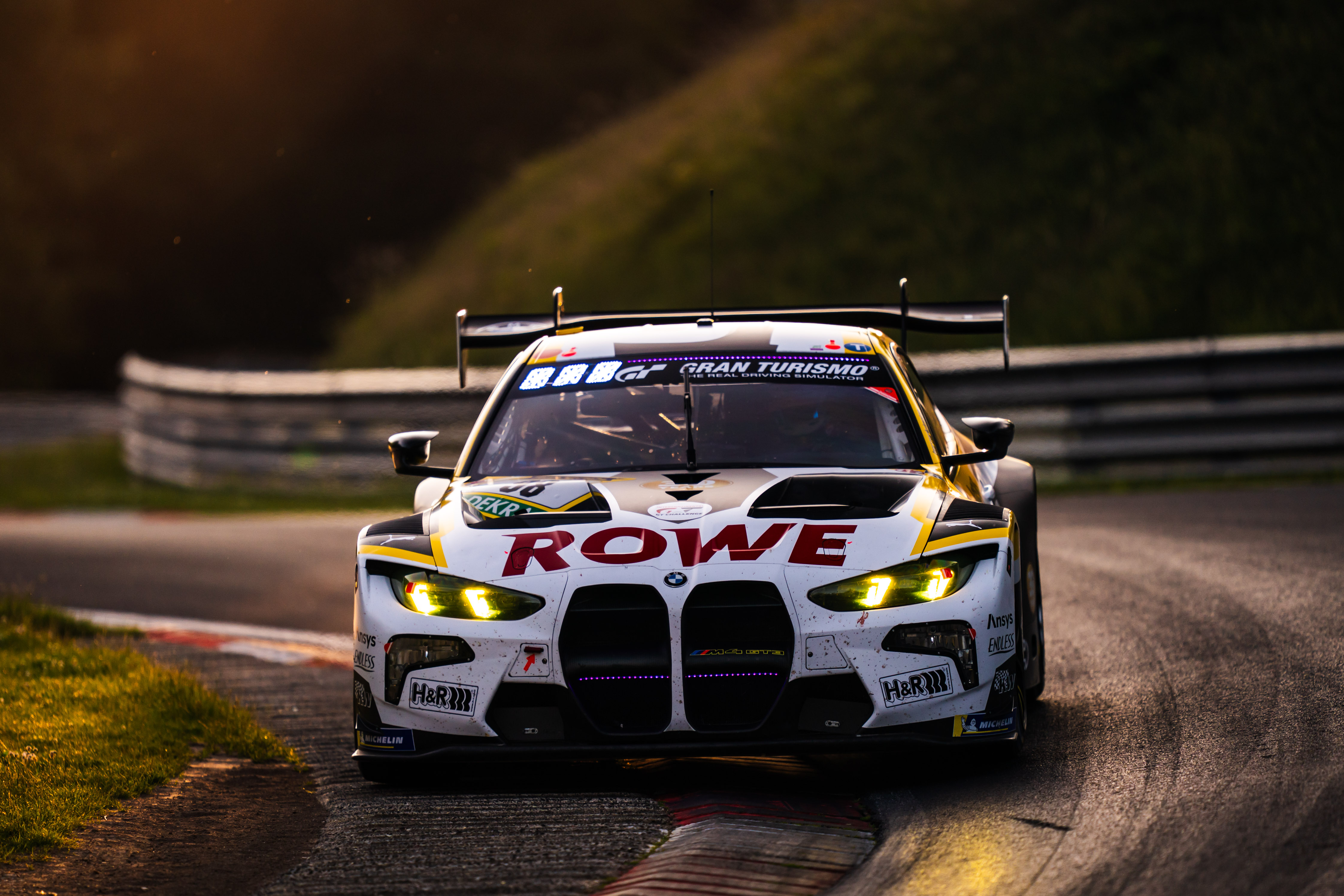 Nürburg (GER), 19-22 June 2025. 24h Nürburgring, Intercontinental GT Challenge, IGTC, ROWE Racing, #98 BMW M4 GT3 EVO, Augusto Farfus, Jesse Krohn, Raffaele Marciello, Kelvin van der Linde.